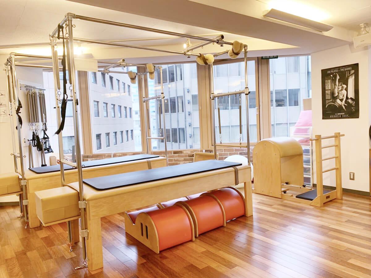 zen place pilates 新宿店のスタジオ