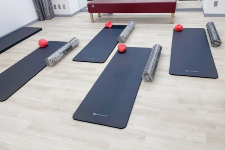 K Village Pilatesのスタジオ、マット